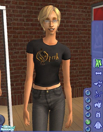 Sims 2 — By  Request 38....Opeth - Shirt 1 by Dr. Macabre — What shirt design could be better than a cool logo? 