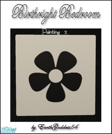 Sims 2 — Birthright Bedroom - Painting 2 by EarthGoddess54 — Made to match the luxurious Birthright Bedroom set in