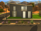 Sims 4 — Modern Art. by Simsrose2 — Small modern home, perfect for just starting out. Featuring one bedrooms, one