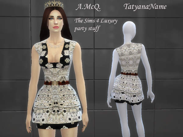 The Sims Resource - TatyanaName - Mini Dress