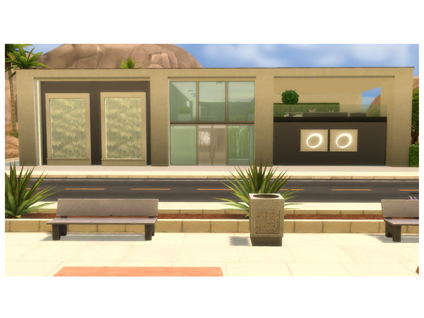 Sims 4 — Pineapple Fitness by Elsemiek012 — This is a famous fitness centre in the neighborhood Oasis Springs. Your