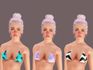 Sims 3 — Random Bikini Tops by smileyfaces2 — 3 variations For Female YA/A Only Everyday,Sleep, and Swimwear no