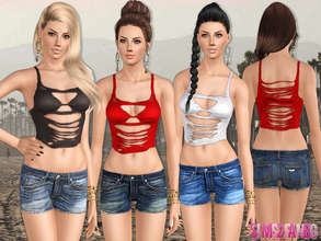 Sims 3 — 415 - Sexy summer set by sims2fanbg — .:415 Sexy summer set:. Items in this Set: Sexy summer top in 5