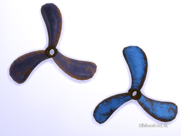 Sims 4 — Nautical - Ship Propeller by ShinoKCR — grunge old thing!
