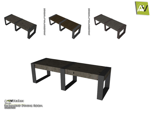 Sims 4 — Richmond Coffee Table by ArtVitalex — - Richmond Coffee Table - ArtVitalex@TSR, Jul 2015