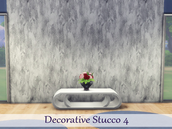 Sims 4 — Decorative Stucco 4 by Joy6 — Wall decorative stucco