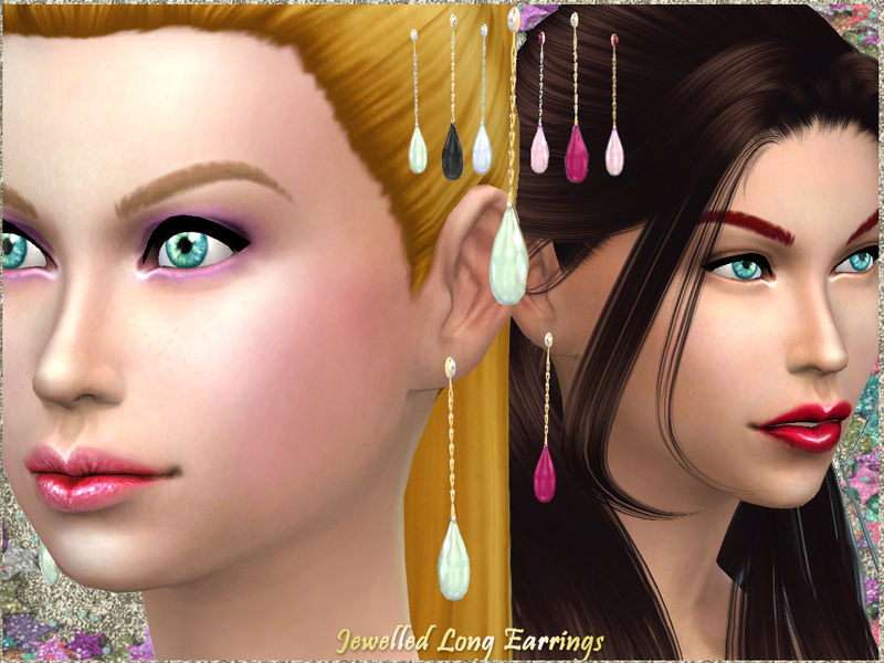 alin2's Sims 4 Female Earrings.