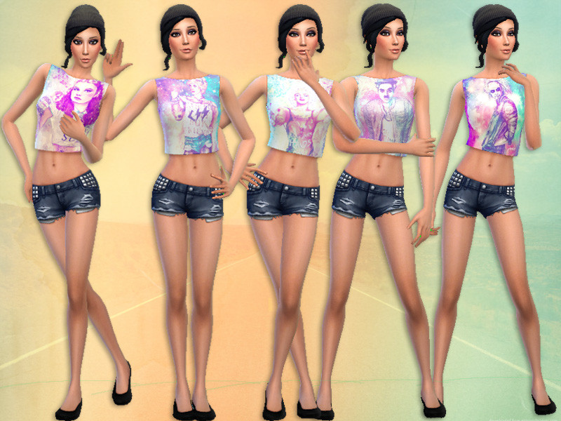 Sims 4 The Sims Resource | Fab Ciraolo Inspired Crop Top Needs Perfect Patio Stuff Pack by TSR Creator