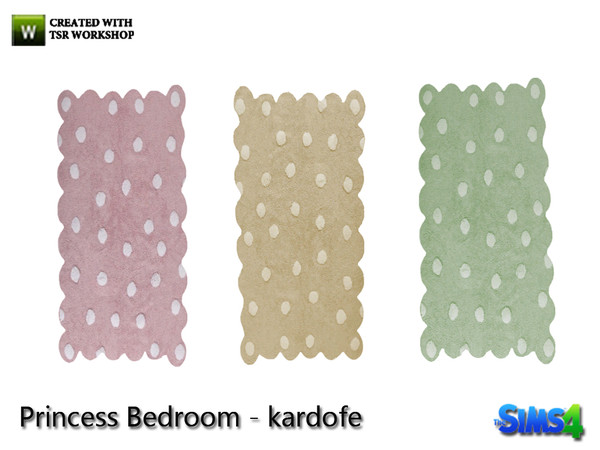 Sims 4 — kardofe_Princess bedroom_Rug by kardofe — Nice and youthful rug to put at the foot of the bed
