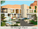 Sims 3 — 99 Mirage Place by mightyfaithgirl — This striking modern home has all the space a growing Sim family could ask
