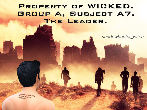 Sims 4 — Minho Tattoo from Scorch Trials - For Male by _shadowhunter_witch — Minho Tattoo from Scorch Trials Property of