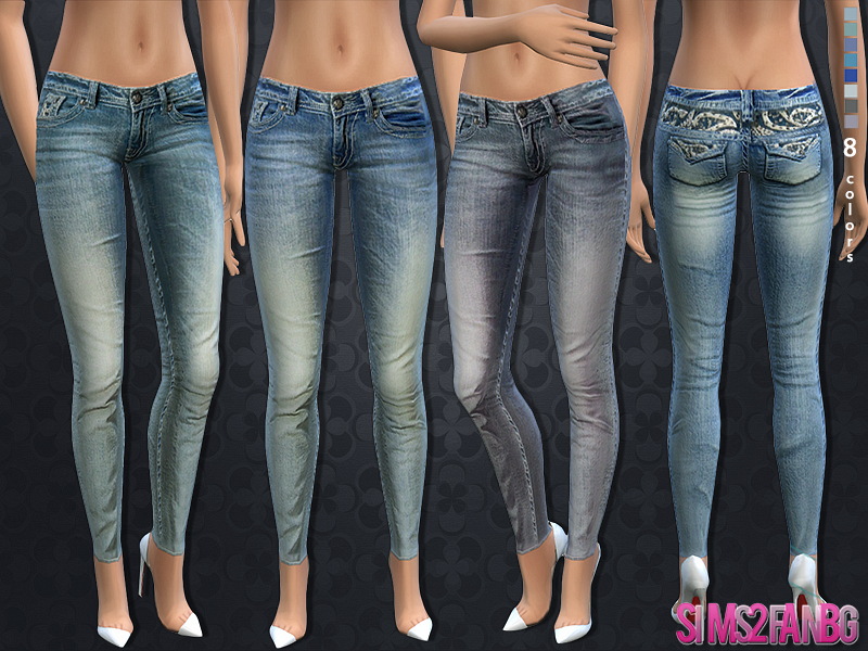 sims2fanbg's 60 - Skinny jeans