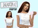 Sims 4 — MarbleCropTop by Hrissy34 — Just a marble top Mesh from original game If you have any questions about the model