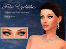 Sims 4 — False Lashes icluding lower lash line. by Carita89 — Another set of false lashes. On this one it's lashes on