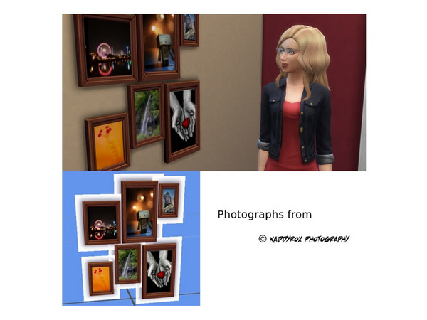 Sims 4 — KaddyRox Photography picture frames by Kaddy_19932 — These are my own photographs. I hope you like it