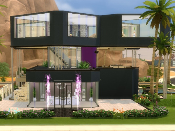 Sims 4 — Exclusive Gym Griffin by LinkaSim — Griffin is an exclusive and full equipped gym. Your sim will find here