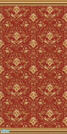Sims 2 — Classic Red Wallpaper by frillyfilly — Classic red wallpaper.