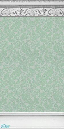 Sims 2 — Damask Influential - Minted by TheMistress666 — Damask walls that ooze class and refinery - delicate plaster