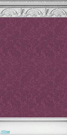 Sims 2 — Damask Influential - Grape Crush by TheMistress666 — Damask walls that ooze class and refinery - delicate