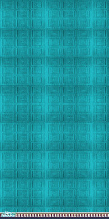 Sims 2 — Rainbow Wall - Cyan by Sheera — Part of my Rainbow Walls and Floors Set, hope you'll like it. Enjoy ! ! !