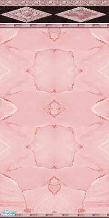 Sims 2 — Marbles Wall - Rose w/ Paneling by Sheera — Part of my Marbles Walls and Floors Set. Hope you'll like it , enjoy