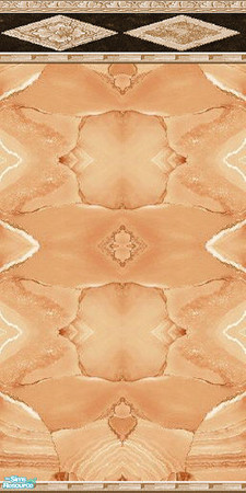 Sims 2 — Marbles Wall - Orange w/ Paneling by Sheera — Part of my Marbles Walls and Floors Set. Hope you'll like it ,