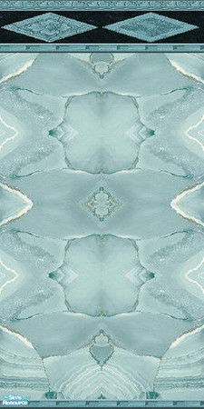 Sims 2 — Marbles Wall - Light Blue w/ Paneling by Sheera — Part of my Marbles Walls and Floors Set. Hope you'll like it ,