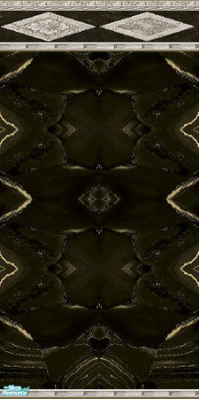 Sims 2 — Marbles Wall - Black w/ Paneling by Sheera — Part of my Marbles Walls and Floors Set. Hope you'll like it ,