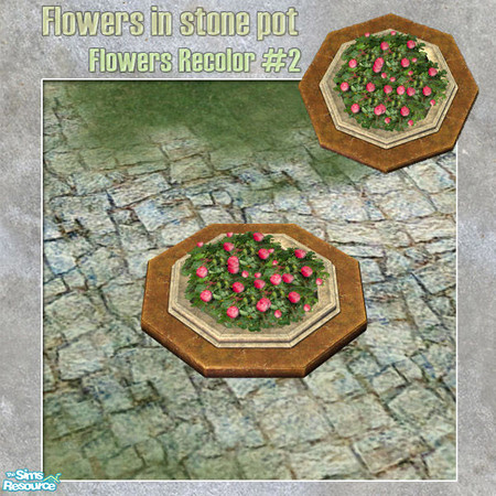 Sims 2 — S2S Park Flowers - Flowers Recolor #2 by sims2sisters — Flowers Recolor of the MESH#2