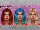Sims 4 — 27 Re-colors of Alesso Stone Hair by Pinkstorm42 — First I would like to thank Alesso for allowing us to