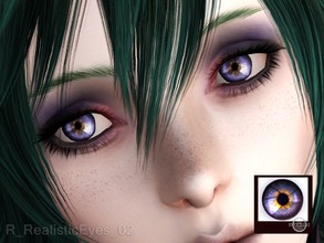 Sims 3 — Realistic Eyes 02 by RemusSirion — Recolorable realistic eyes for the Sims 3. Check out my thin-version if you