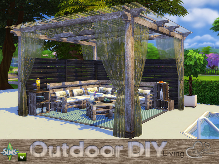 The Sims Resource Diy Outdoor Living - How To Turn Garden Into Patio Sims 4 Cc
