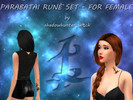 Sims 4 — Parabatai Rune Tattoo Set - For Female by _shadowhunter_witch — Parabatai Runes for Female One parabatai must