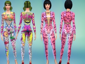 Sims 4 — Katy Perry's Prismatic Tour Clothes by Cruzo — Katy Perry's Prismatic Tour Clothes
