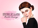 Sims 4 — Empire of Llama - Bubble Earrings by Empire-of-Llama — *10 colors *Teen to Elder