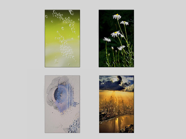 Sims 4 — Bathroom Aloe - Painting by ung999 — Bathroom.Aloe - Painting Color Options : 4