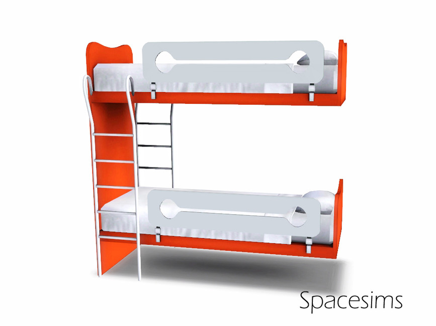 spacesims' teen room Bunk bed