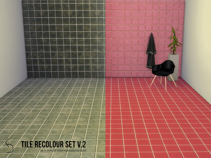 The Sims Resource New Tile Recolor Set V2, Can You Recolor Tile