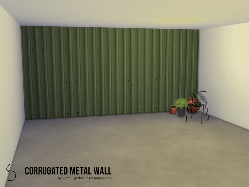 Corrugated Metal Wall V2, How To Do A Corrugated Metal Wall