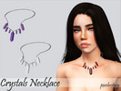Sims 3 — Crystals Necklace by pixelecstasy — 3 presets All LODs Teen - Elder Disabled for random Enjoy