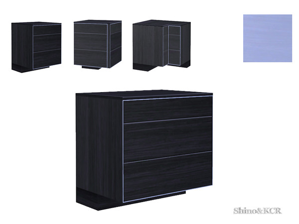 Sims 4 — Minimalist Counter for Dishwasher no Backsplash by ShinoKCR — new created counter for to use with the