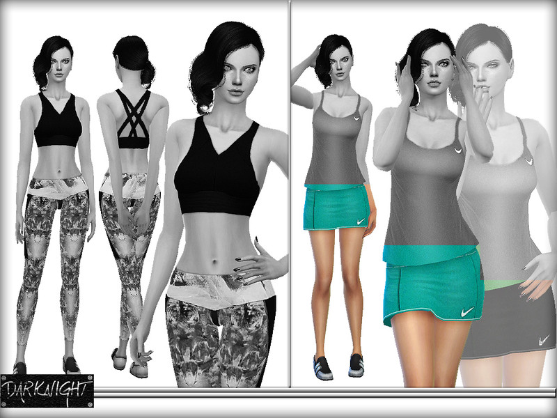 Sims 4 The Sims Resource | Stretch-Jersey Tennis Skirt by TSR Creator