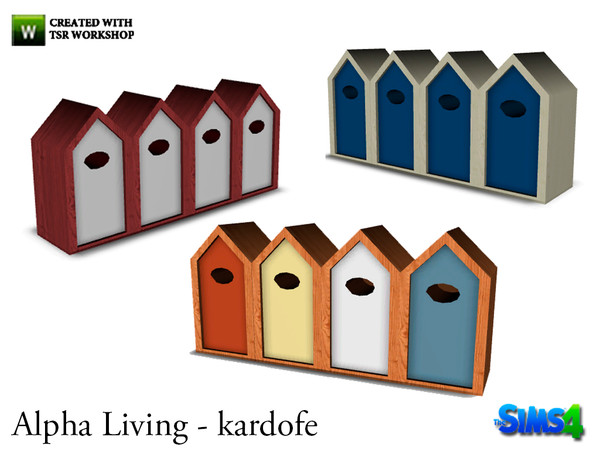 Sims 4 — kardofe_Alpha Living_ little houses by kardofe — Wooden houses, decorative