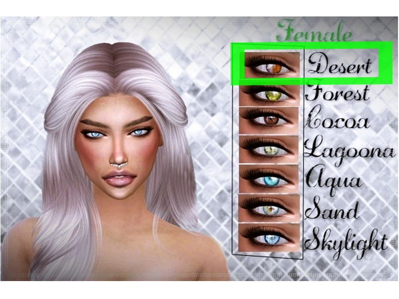 Sims 4 - Desert eyes - by Ravvda2