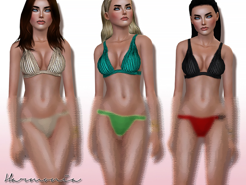 The Sims Resource - Stretch-Denim Soft-Cup Bra