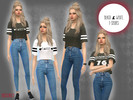 Sims 4 — Black And White T-Shirts by irisflor123 — -For Teen, adult, and elder -5 Recolours -Only Black and White 