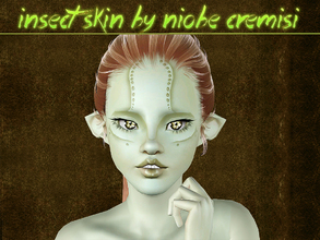 Sims 3 — Insect Skin N.D by niobe_cremisi — Insect Skin non default -All ages -Male/female -Natural tone -Pale raimbow