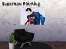 Sims 4 — Superman Painting by Melinda-Space — New painting to your homes.. I hope you like it ^ ^ Follow me on Tumblr: