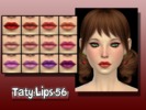 Sims 4 — [Ts4]Taty_Lips_56 by tatygagg — -Female -Human -Teen to Elder