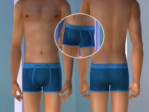 Sims 2 — Cavalera Underwear - Blue by CerseiL2 — They also can be used as Pj\'s. I hope you like it.